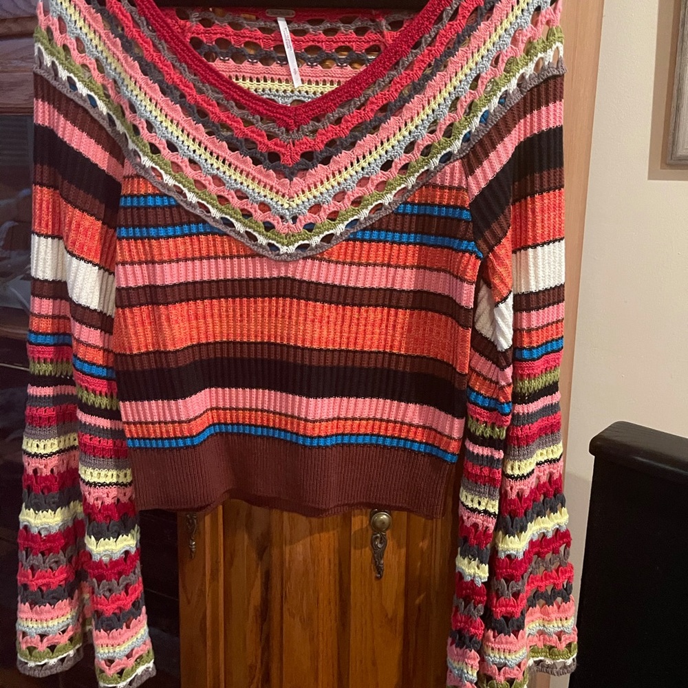 Free People Crop Sweater